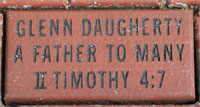Engraved Brick Example